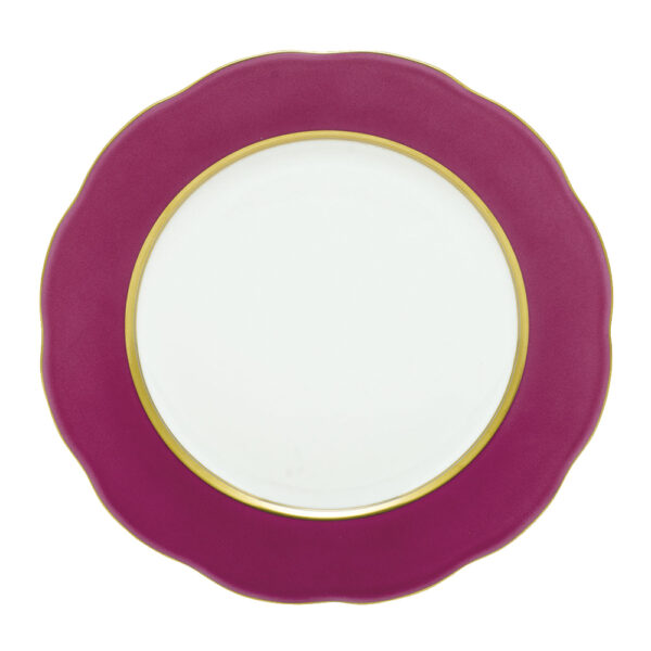 Herend Silk Ribbon Raspberry Service Plate Herend Silk Ribbon Raspberry Service Plate