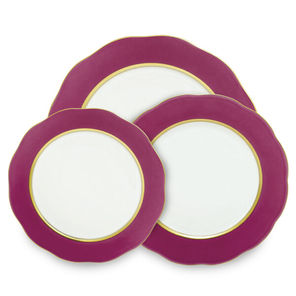 Herend Silk Ribbon Raspberry Dinnerware