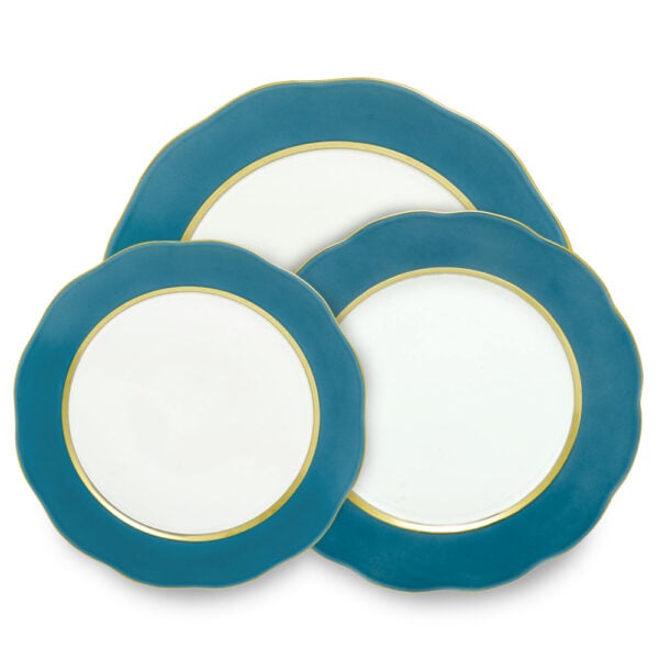 Herend Silk Ribbon Turquoise Dinnerware
