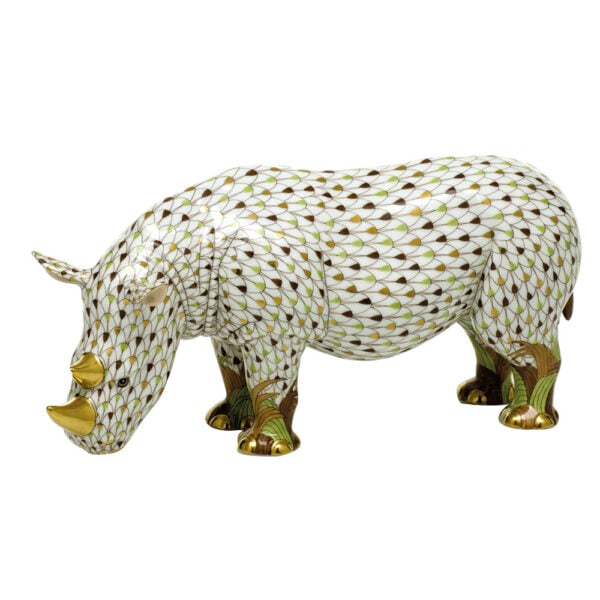 Herend Reserve Collection Rhinoceros