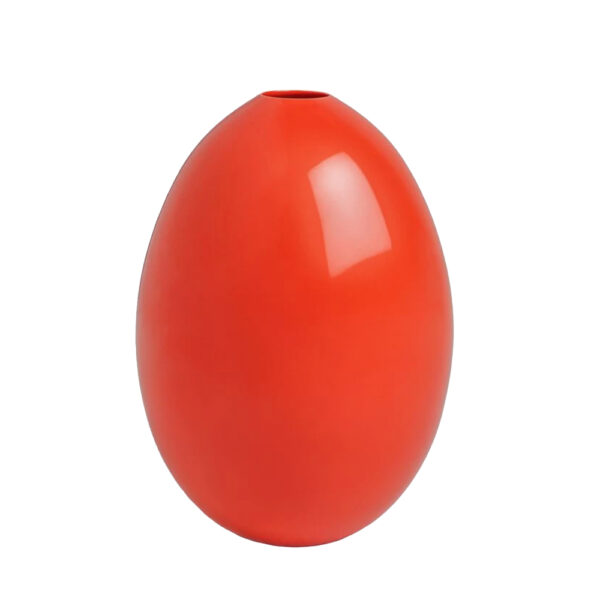 Nymphenburg Egg Vase Coral Glazed Large