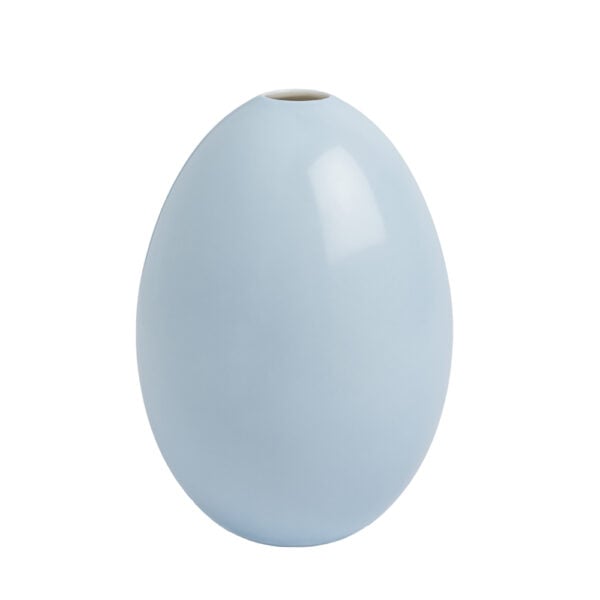 Nymphenburg Egg Vase Ice Blue Glazed Large Nymphenburg Egg Vase Ice Blue Glazed Large