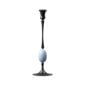 E.R. Butler Biedermeier Oxidized Bronze Candlestick no. 207 with Ibis Egg