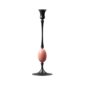 E.R. Butler Biedermeier Oxidized Bronze Candlestick no. 207 with Wren Egg