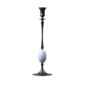 E.R. Butler Biedermeier Oxidized Bronze Candlestick no. 211 with Ibis Egg
