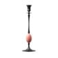 E.R. Butler Biedermeier Oxidized Bronze Candlestick no. 211 with Wren Egg