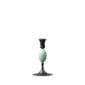 E.R. Butler Biedermeier Oxidized Bronze Candlestick no. 203 with Thrush Egg