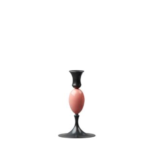 E.R. Butler Biedermeier Oxidized Bronze Candlestick no. 203 with Wren Egg