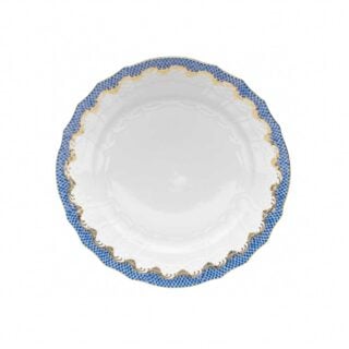 Herend Fish Scale Blue Salad Plate