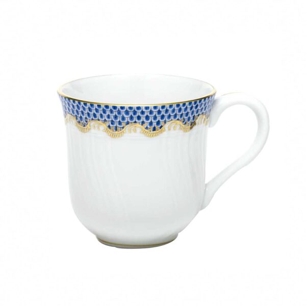 Herend Fish Scale Blue Mug Herend Fish Scale Blue Mug
