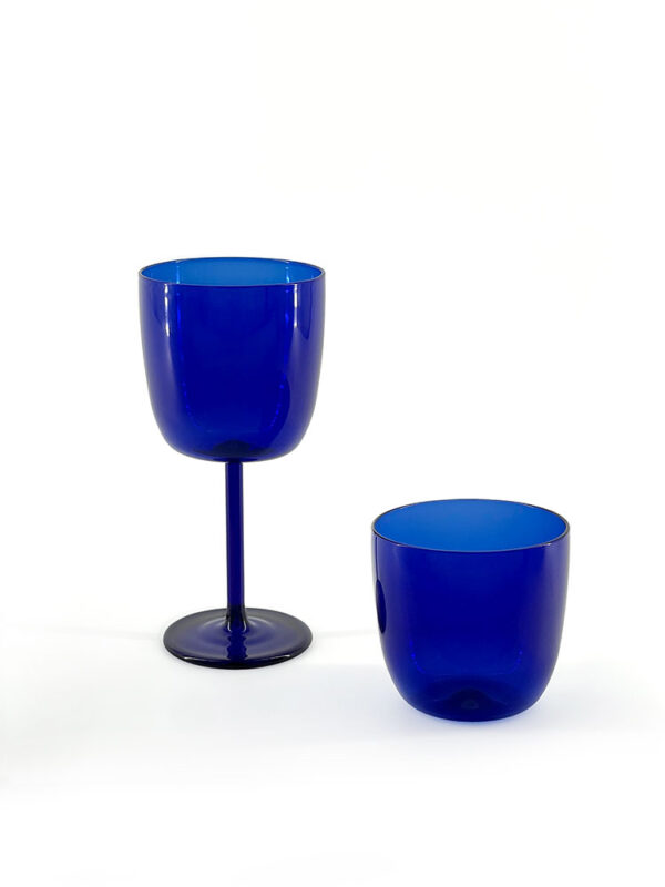R+D.Lab Tuccio Calice and Tumbler in Lyons Blue