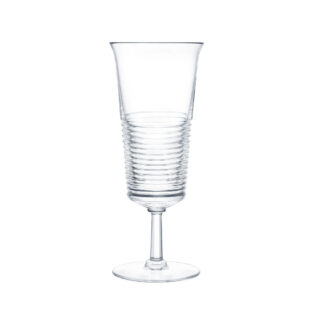 Saint-Louis Cadence Champagne Flute mouth-blown, mouth-turned crystal glassware