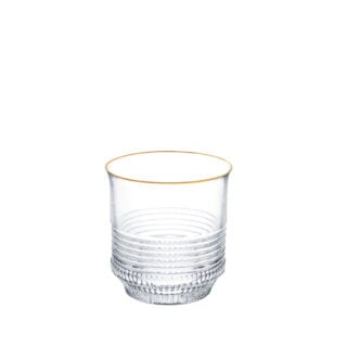 Saint-Louis Cadence Gold Rim Medium Cylindrical Tumbler Diving View