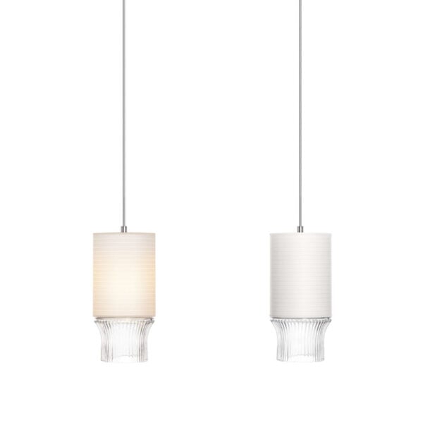 Saint-Louis Cadence Small Pendant Light with Paper Lampshade Saint-Louis Cadence Small Pendant Light with Paper Lampshade