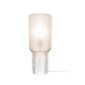 Saint-Louis Cadence Tall Table Lamp with Crystal Lampshade, mouth-blown, mouth-turned crystal lighting