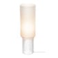 Saint-Louis Cadence Tall Table Lamp with Paper Lampshade, mouth-blown, mouth-turned crystal lighting
