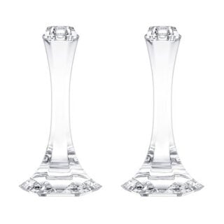 Saint-Louis Crystal Vega Candlesticks | Kneen & Co