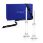 Saint-Louis Crystal Vega Candlesticks GIft Set of 2 | Kneen & Co