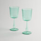 R+D.Lab Luisa Calice Jade Green Millerighe – Set of 2 | Kneen & Co