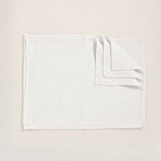 Tela Optic White Placemats - Set of 4