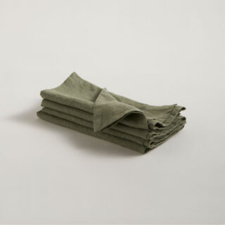 R+D.Lab Tela Olive Buff Napkins – Set of 4