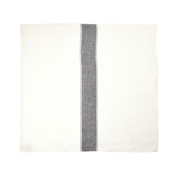 Libeco Ajaccio Tea-Towel Black – Set of 2 Libeco Ajaccio Tea-Towel Black – Set of 2
