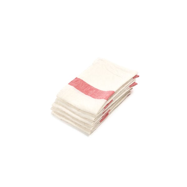 Libeco Porticcio Tea-Towel Red – Set of 2