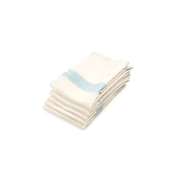 Libeco Porticcio Tea-Towel Turquoise – Set of 2