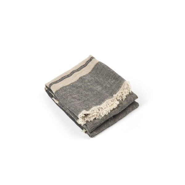 Libeco Belgian Small Towel Fouta Tack Stripe – Set of 2