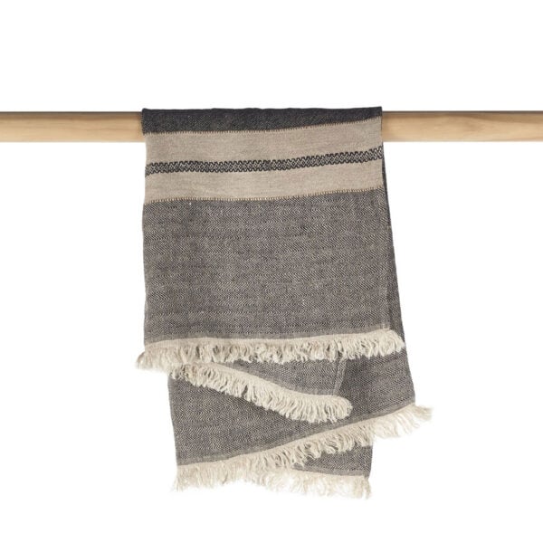 Libeco Belgian Small Towel Fouta Tack Stripe – Set of 2