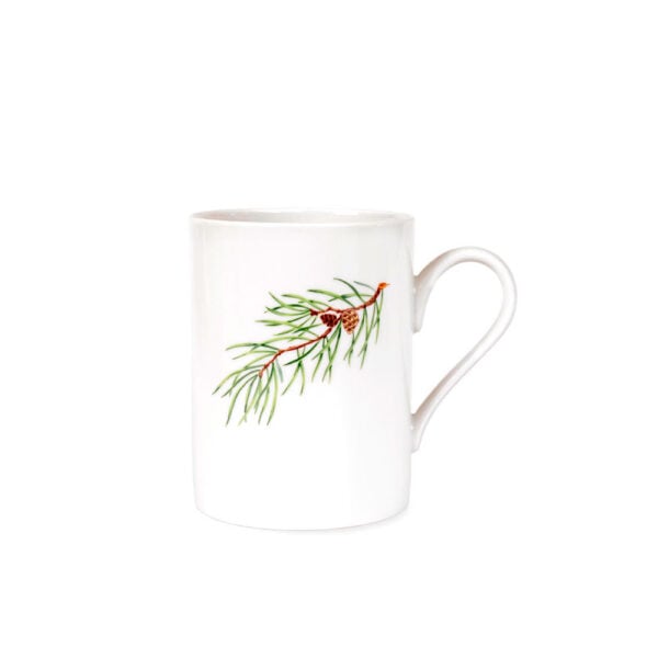 Augarten Fir Branches With Golden Pinecone Mug | Kneen & Co Augarten Fir Branches With Golden Pinecone Mug | Kneen & Co