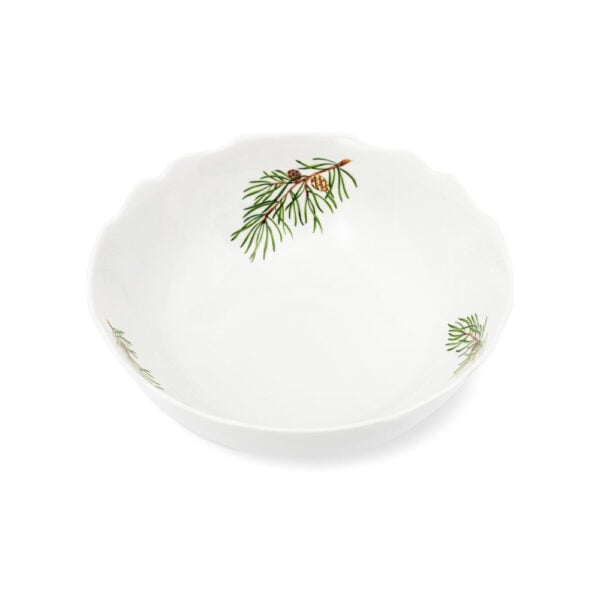 Augarten Fir Branches with Golden Pinecone Bowl Small Augarten Fir Branches with Golden Pinecone Bowl Small