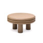 Giobagnara Scala Coffee Table Large Low, custom leather table