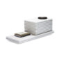 Giobagnara Scala Lacquered and Leather Night Stand, custom leather nightstand