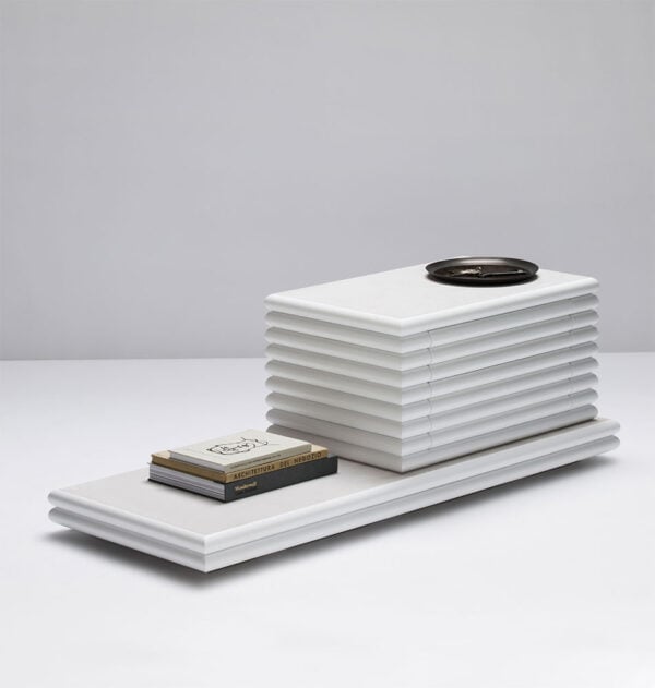 Giobagnara Scala Lacquered and Leather Night Stand
