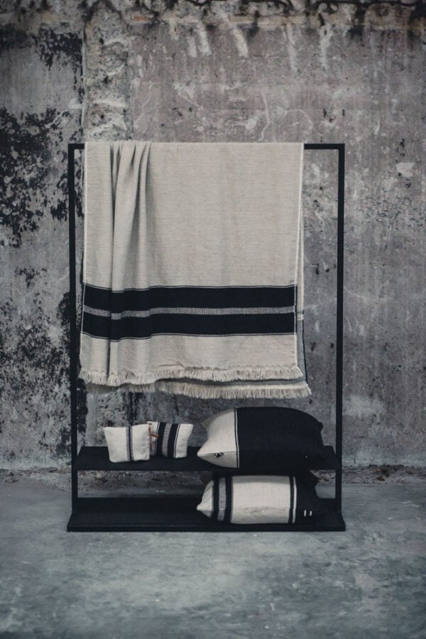 Libeco Marshall Throw Multi Stripe