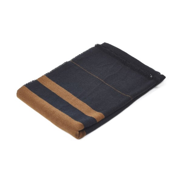 Libeco Oscar Throw Black Stripe Libeco Oscar Throw Black Stripe