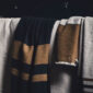 Libeco Oscar Throw Black Stripe