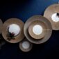 J.L Coquet Boléro Brown Irisé Dinnerware, Handcrafted Limoges Porcelain Dinnerware