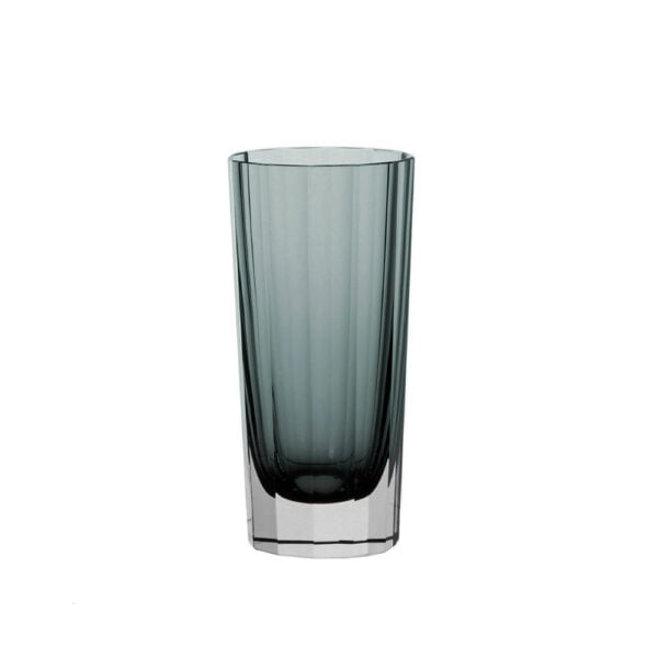 Artel Faceted Highball Smoke Artel Faceted Highball Smoke, hand-blown colorful glassware