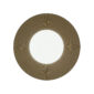 J.L Coquet Boléro Brown Irisé Dessert Plate, Handcrafted Limoges Porcelain Dinnerware