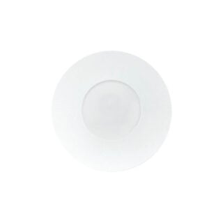J.L Coquet Boléro Satin White Bread and Butter Plate, Handcrafted Limoges Porcelain Dinnerware