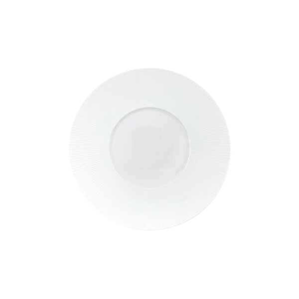 J.L Coquet Boléro Satin White Bread and Butter Plate J.L Coquet Boléro Satin White Bread and Butter Plate, Handcrafted Limoges Porcelain Dinnerware