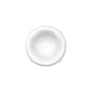 J.L Coquet Boléro Satin White Bubble Cup Medium, Handcrafted Limoges Porcelain Dinnerware