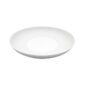 J.L Coquet Boléro Satin White Pasta Plate Medium, Handcrafted Limoges Porcelain Dinnerware