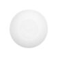 J.L Coquet Boléro Satin White Salad Bowl Large, Handcrafted Limoges Porcelain Dinnerware