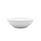 J.L Coquet Boléro Satin White Salad Bowl Large, Handcrafted Limoges Porcelain Dinnerware