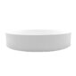 J.L Coquet Boléro Satin White Dish Large, Handcrafted Limoges Porcelain Dinnerware