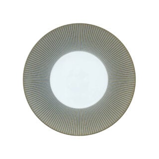 J.L Coquet Boléro Blue Irisé Dessert Plate, Handcrafted Limoges Porcelain Dinnerware