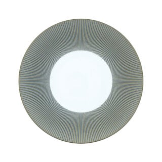 J.L Coquet Boléro Blue Irisé Dinner Plate, Handcrafted Limoges Porcelain Dinnerware